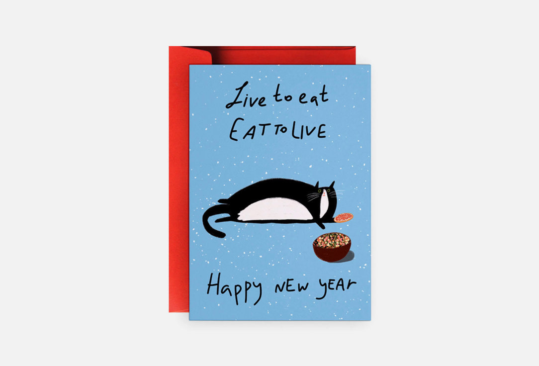 

Открытка DUET.STORE, Котик 1 шт