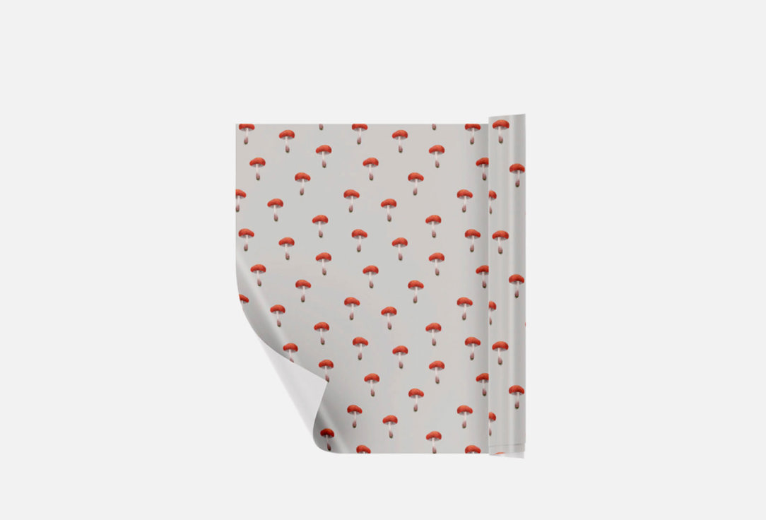 Изображение товара Подарочная упаковка Duet.Store Мухоморы 100x70 см мелованная бумага