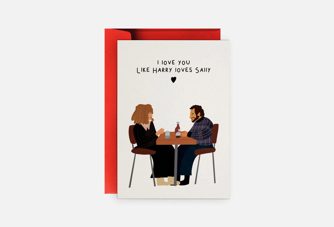 

Открытка DUET.STORE, Гарри и Салли 1 шт