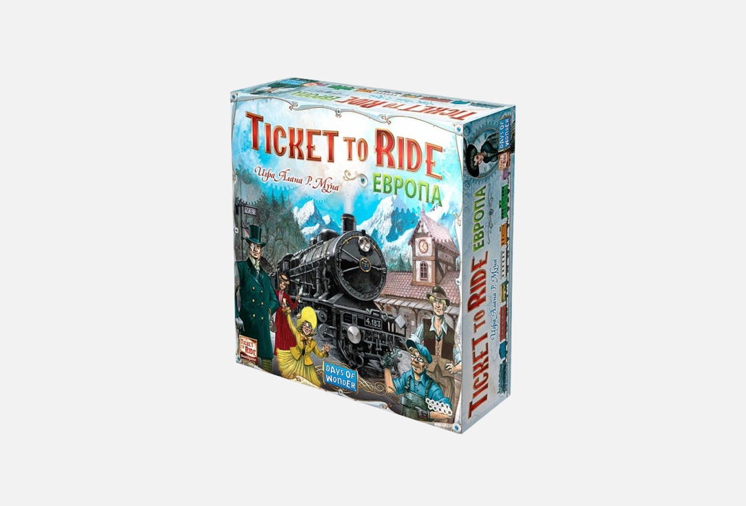 

Настольная игра HOBBY WORLD, Ticket to Ride: Европа 1 шт