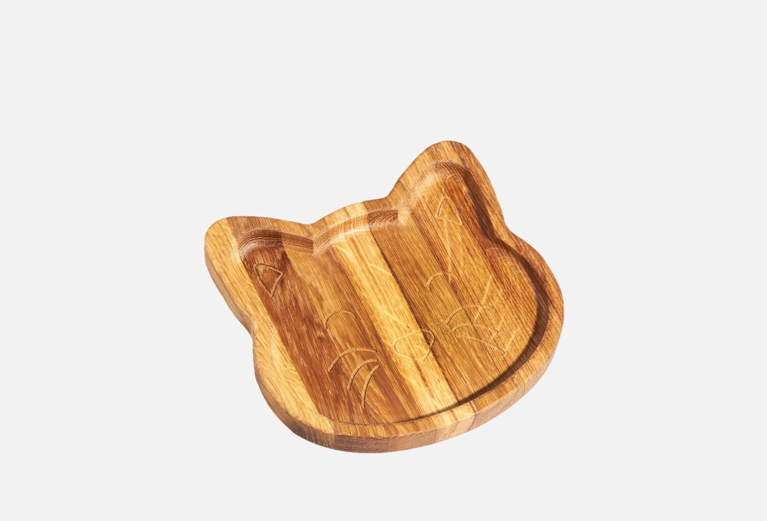 Изображение товара Тарелка детская Plates and more KITTY, из дуба