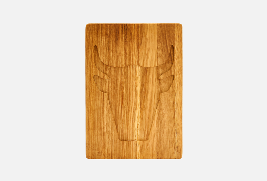 

Доска для стейка деревянная PLATES AND MORE, BULL 1 шт