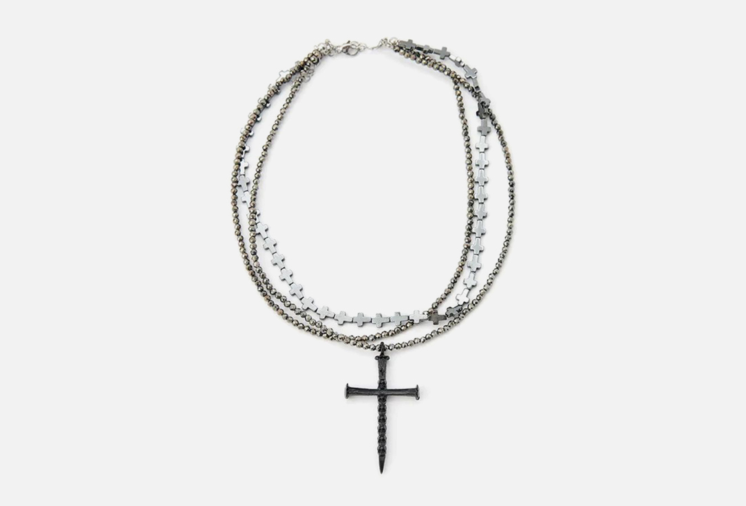 Изображение товара Колье PABUR CROSSES серебряный