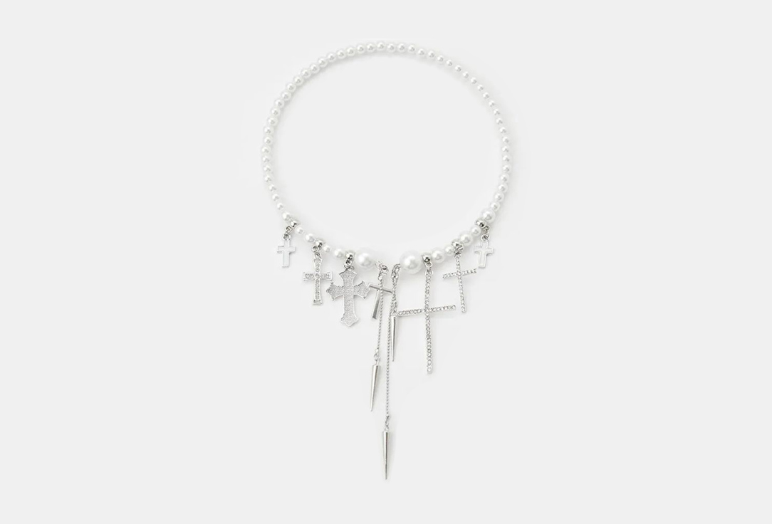 

Колье PABUR, PEARL LUX серебряный 1 шт