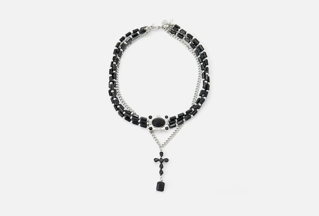 Изображение товара Колье PABUR BLACK EYE серебряный