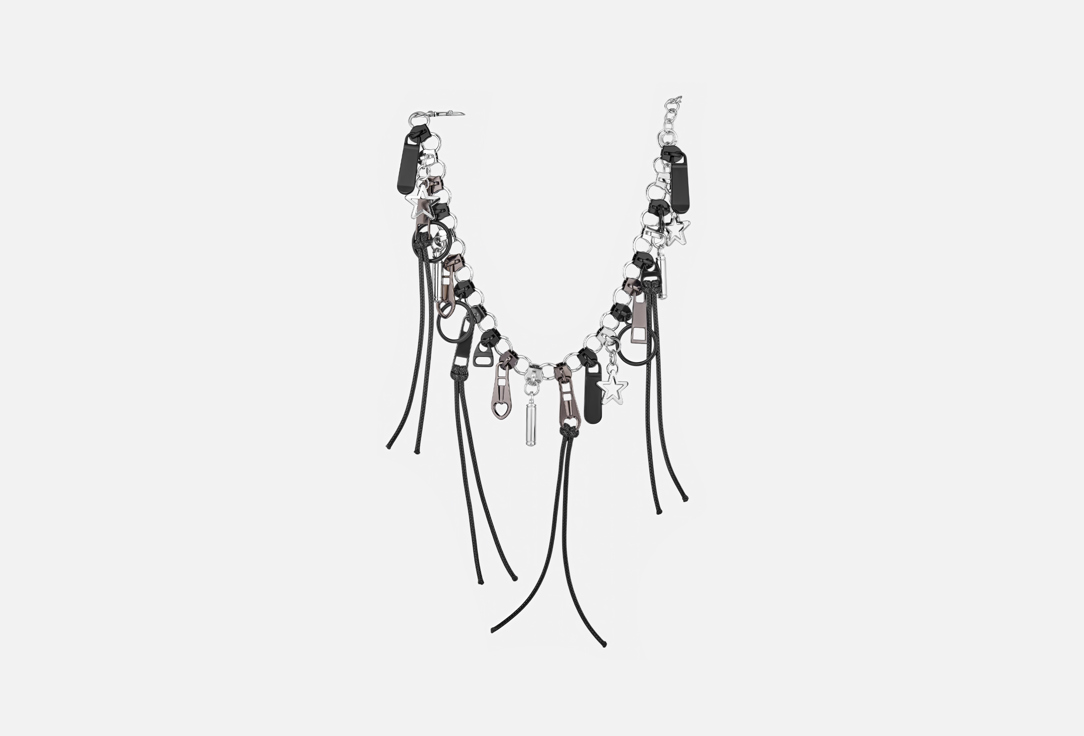 

Колье PABUR, ZIPPER серебряный 1 шт