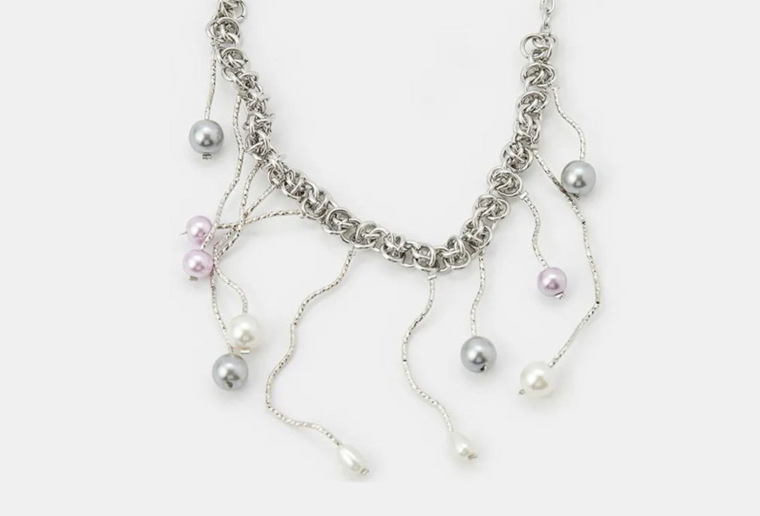 Изображение товара Колье PABUR BEND серебряный