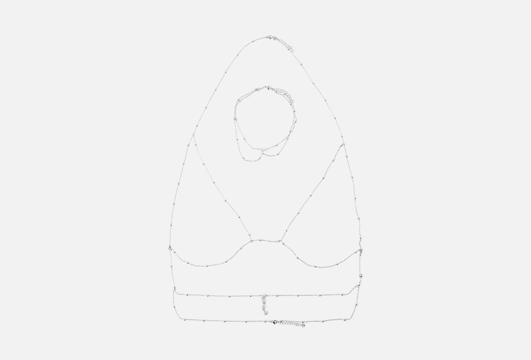 Изображение товара Колье PABUR CHAINS серебряный