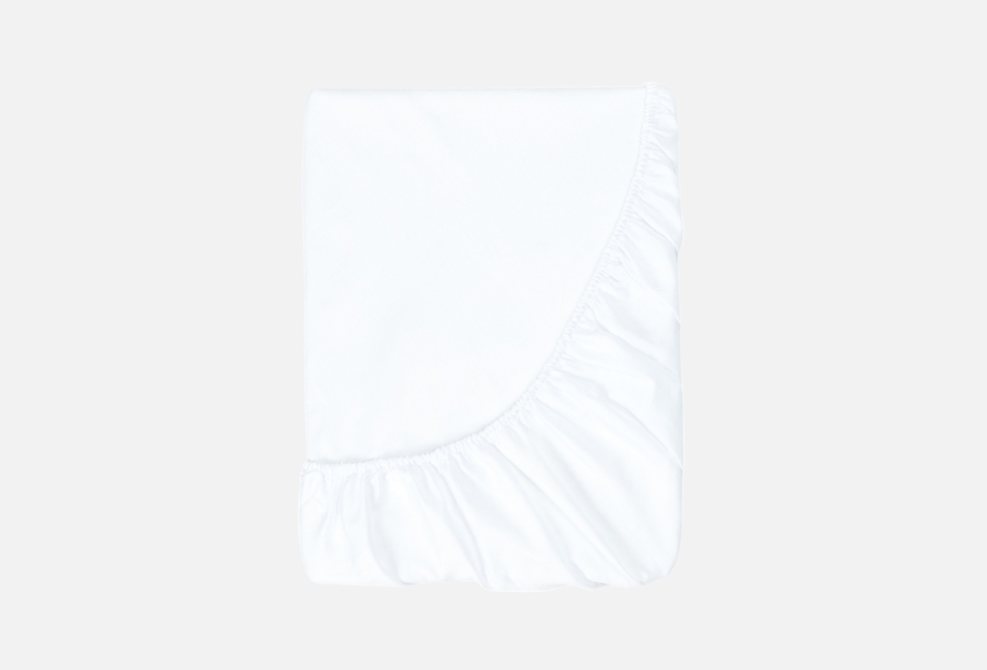 Изображение товара Простыня на резинке Sofi De MarkO Мармис, белая, 200х200