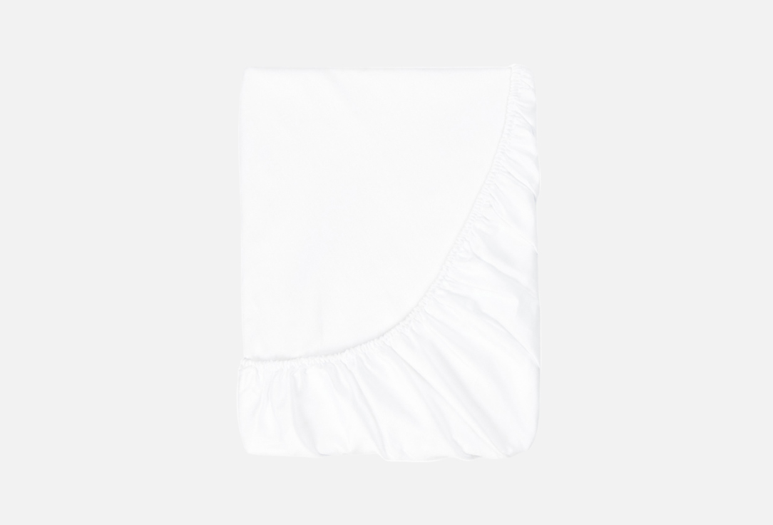 Изображение товара Простыня на резинке Sofi De MarkO Мармис. белая, 180х200