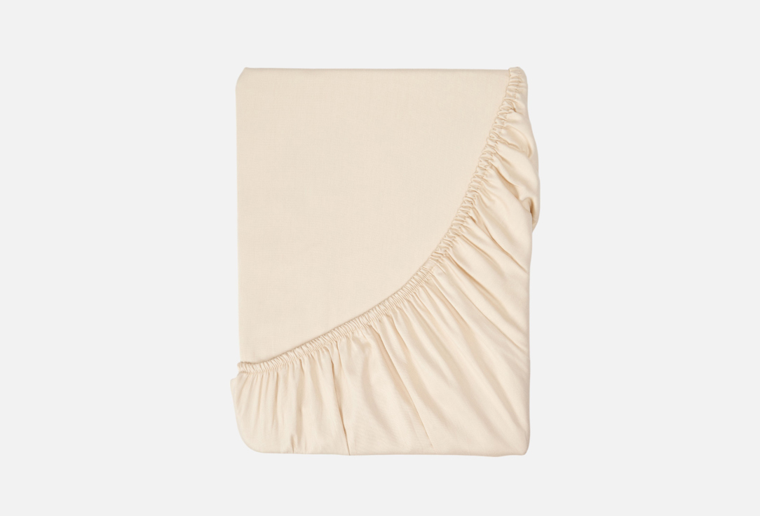 Изображение товара Простыня на резинке Sofi De MarkO Мармис, светло-бежевый, 180х200