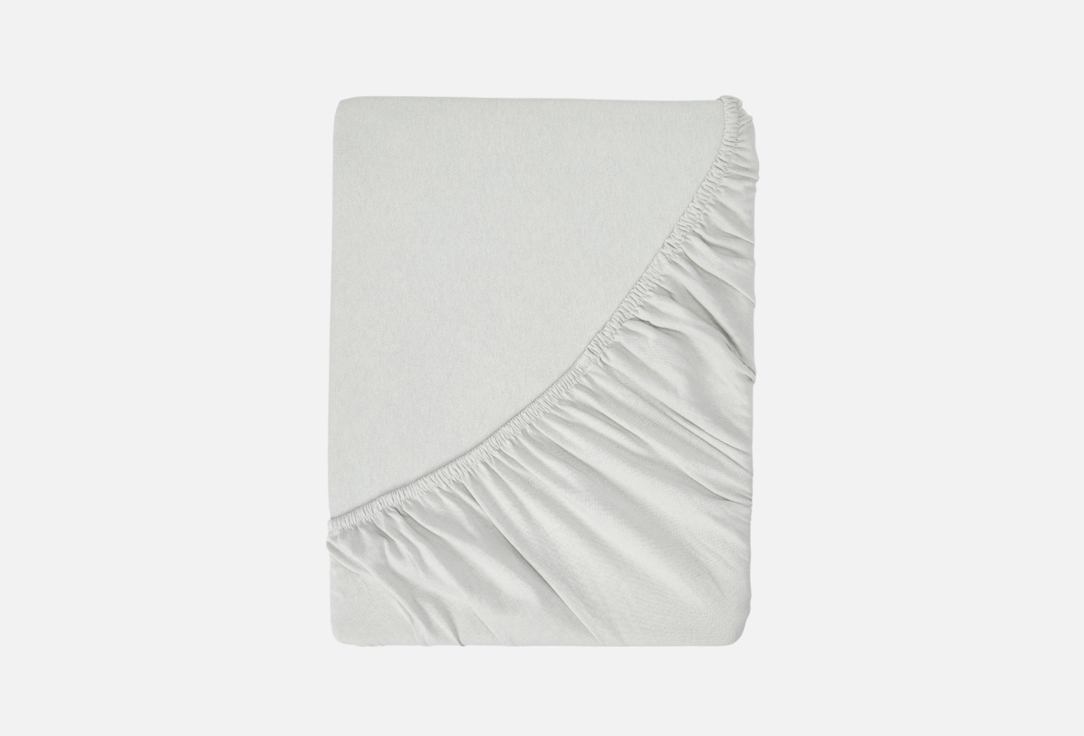 Изображение товара Простыня на резинке Sofi De MarkO Роланд 180х200 светло-серия хлопок