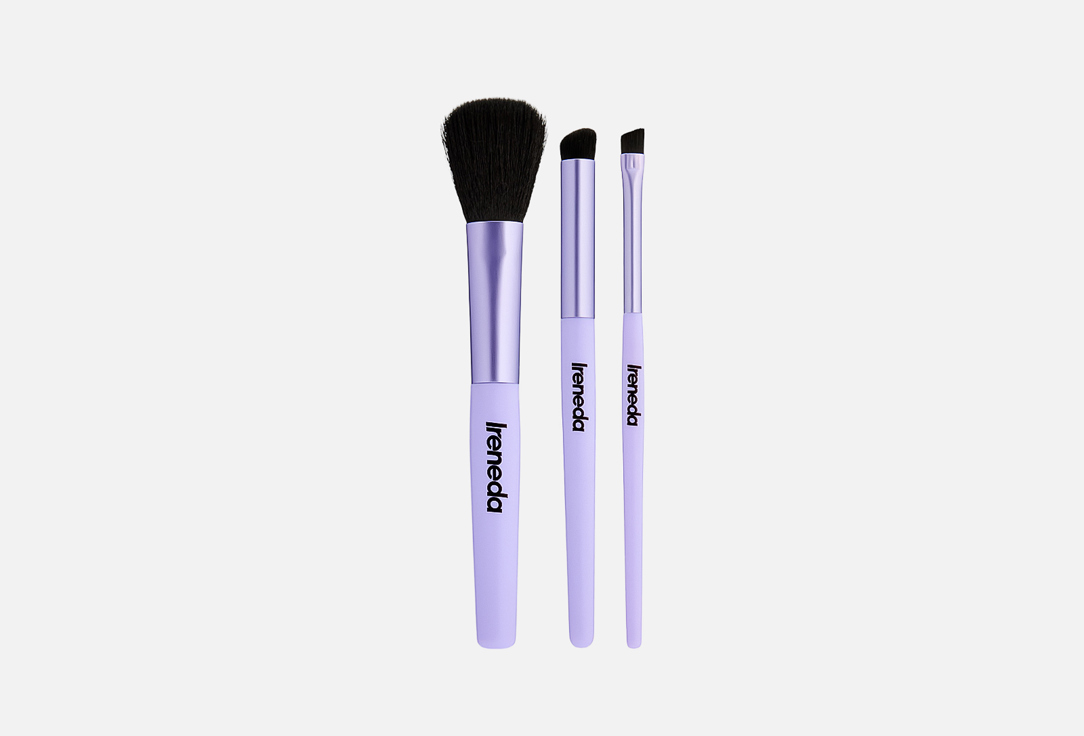 Набор кистей, 3 шт. IRENEDA Brush Set 3 шт