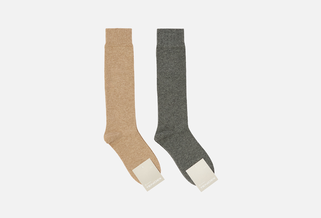 

Гольфы TENDEN, Бежевый и серый 36-39 мл