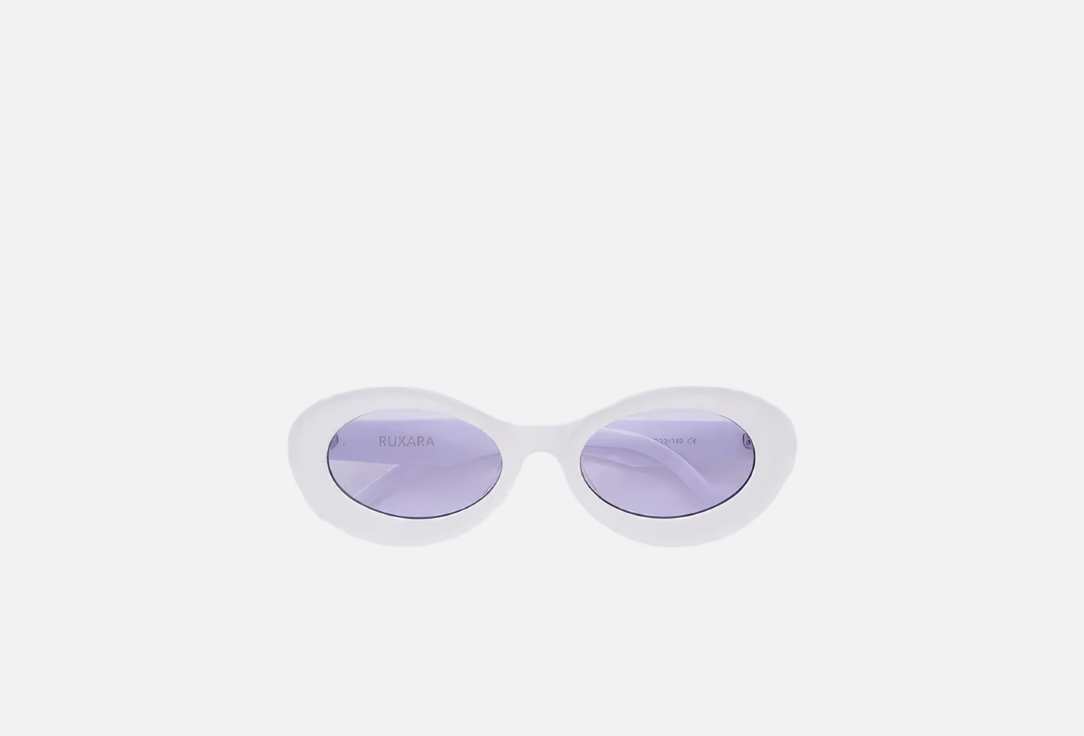 Изображение товара Очки солнцезащитные RUXARA White для женщин с розовыми линзами и защитой UV400