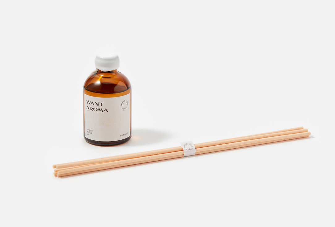 

Ароматический диффузор WANT AROMA, Сандал, амбра, ши 50 мл