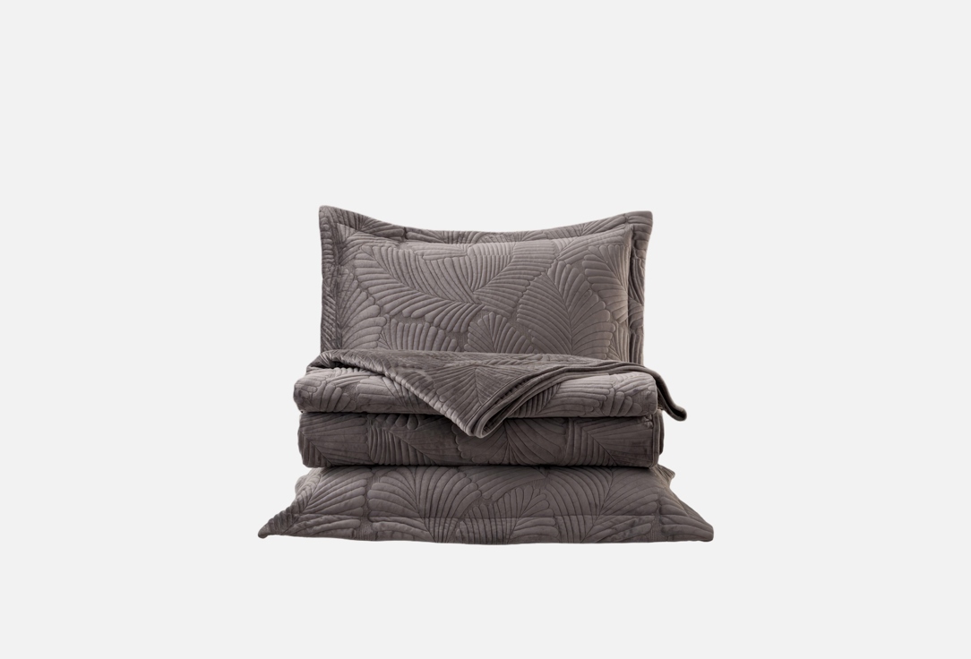 Изображение товара Покрывало с двумя наволочками для кровати The Eleventh Kingdom Mayfair, 240x260, антрацит