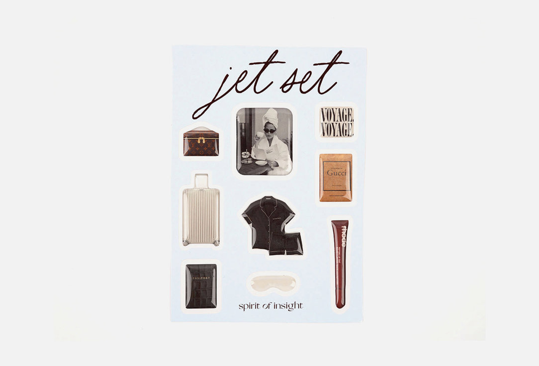 

Объемные стикеры SPIRIT OF INSIGHT, Jet set 9 шт