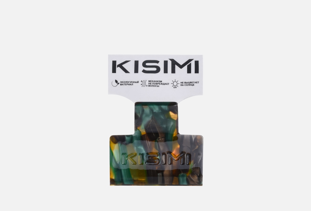 Крабик для волос KISIMI Зеленый MINI 1 шт