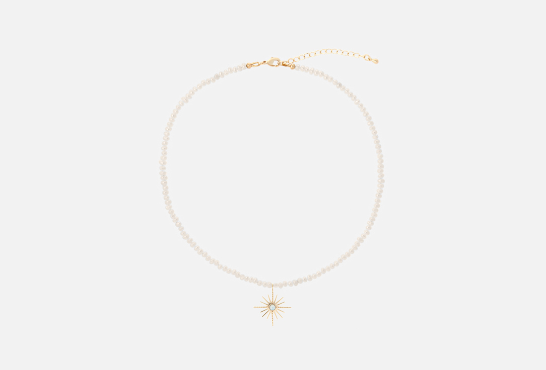 

Чокер AMI, SOL жемчуг с золотистой звездой 1 шт