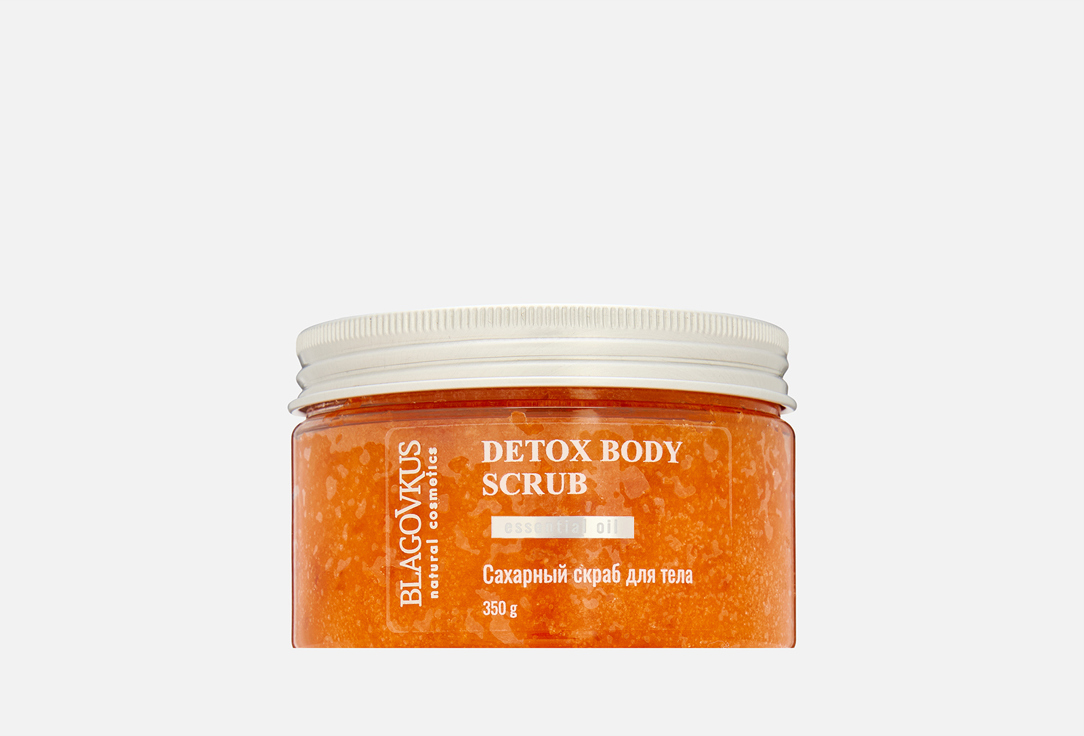 Изображение товара Гидрофильный скраб для тела Blagovkus DETOX с натуральными экстрактами и эфирными маслами 350 г
