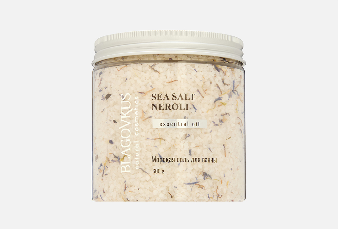Изображение товара Соль для ванн Blagovkus NEROLI с эфирными маслами и лепестками для релаксации и ухода