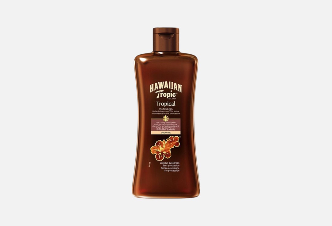 

Увлажняющее масло для загара HAWAIIAN TROPIC, Tropical Tan Oil Dark 200 мл