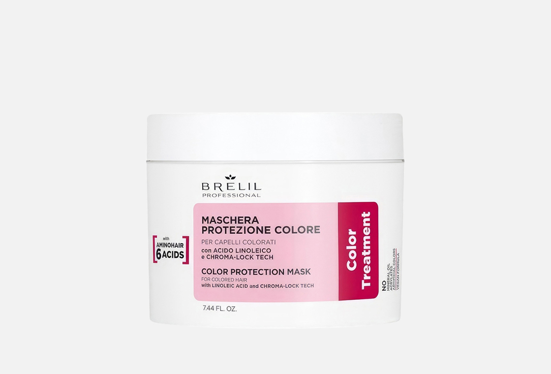 Изображение товара Маска для защиты цвета окрашенных волос Brelil AMINO TREATMENT