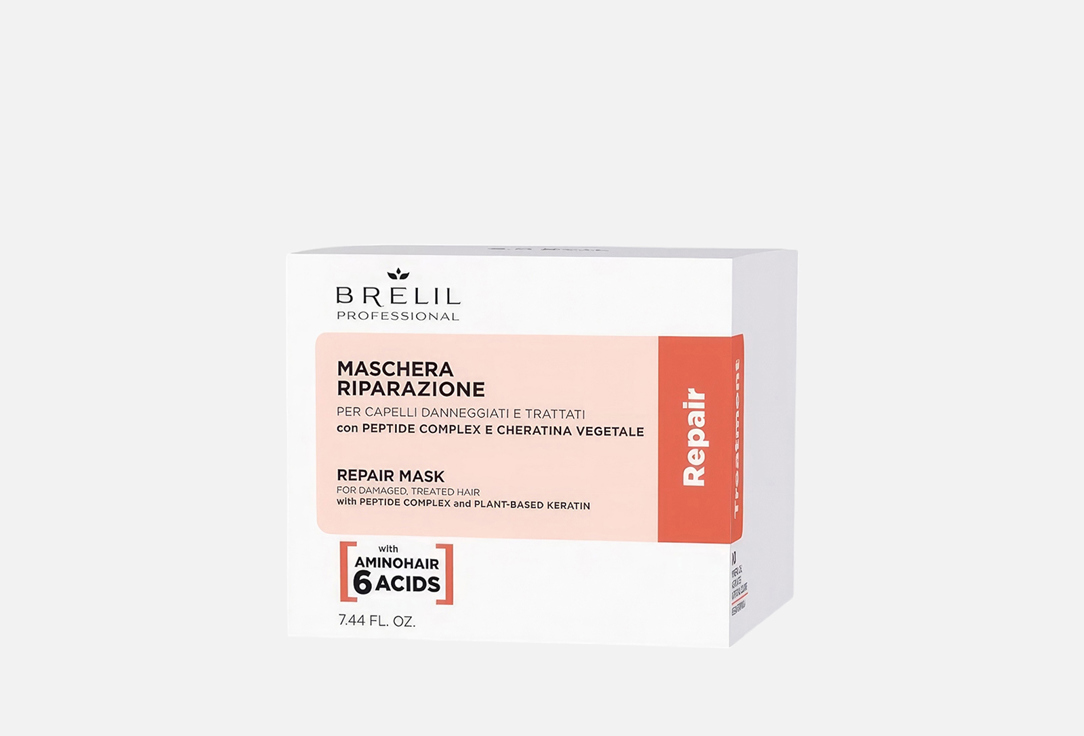 

Лосьон для поврежденных волос BRELIL, AMINO TREATMENT 12 шт