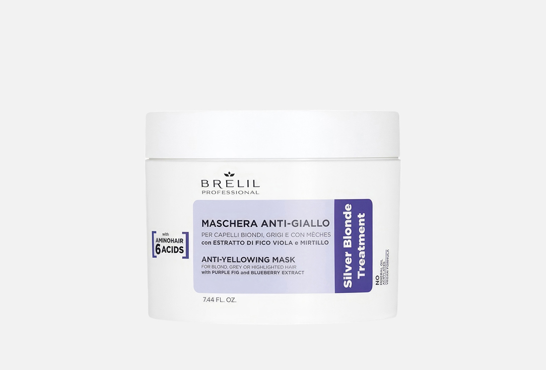 

Антижелтая маска для волос BRELIL, AMINO TREATMENT 220 мл