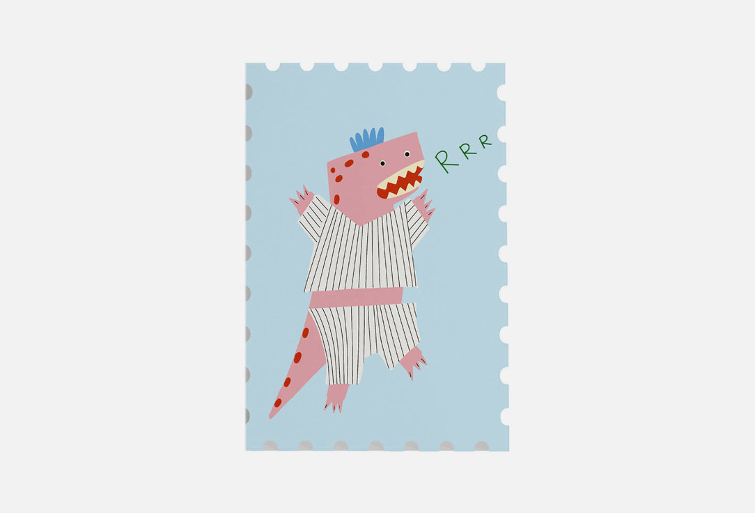 

Открытка O PAPER PAPER, Динозавр в пижаме 1 шт