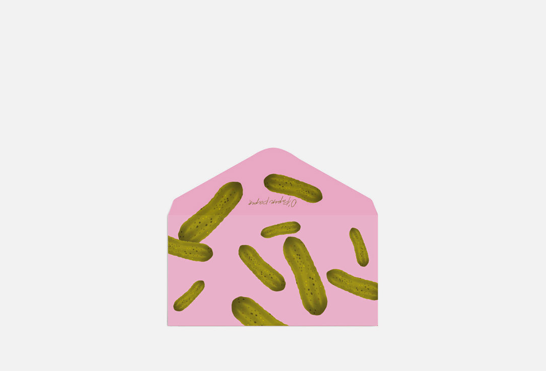 

Конверт для денег O PAPER PAPER, Огуречный 1 шт