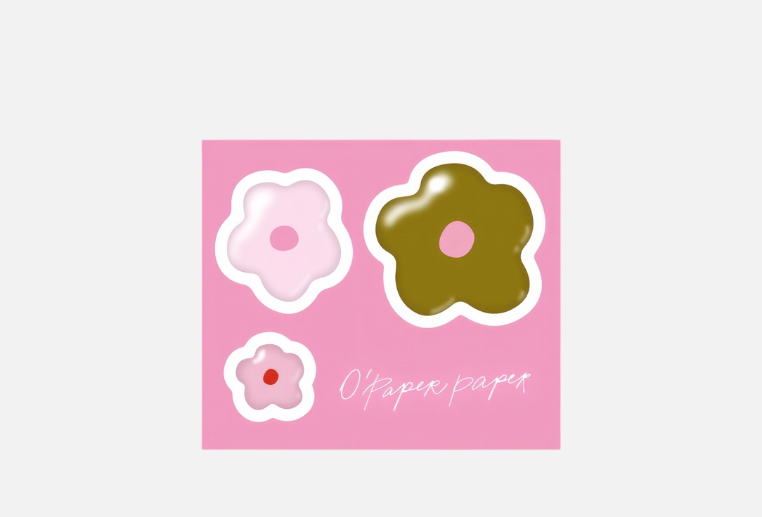 

Стикер объемный O PAPER PAPER, Цветочки 02 1 шт