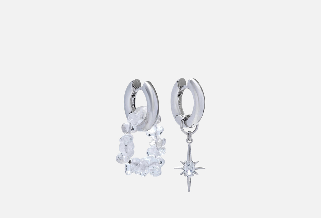 

серьги LENÁLI, Crystal star earings 2 шт