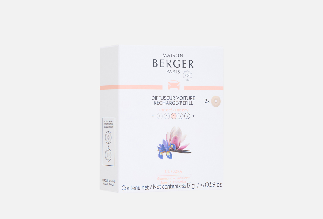 Изображение товара Сменный блок для автодиффузора Maison Berger Paris Liliflora