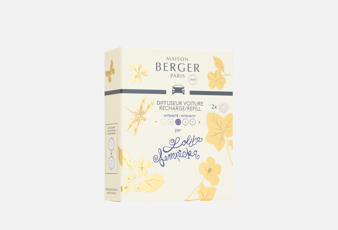 

Сменный блок для автодиффузора MAISON BERGER PARIS, Lolita Lempicka 2 шт