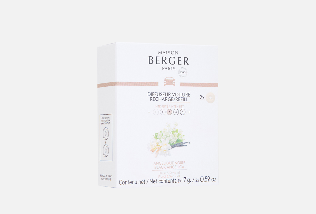 Изображение товара Сменный блок для автодиффузора Maison Berger Paris Black Angelica