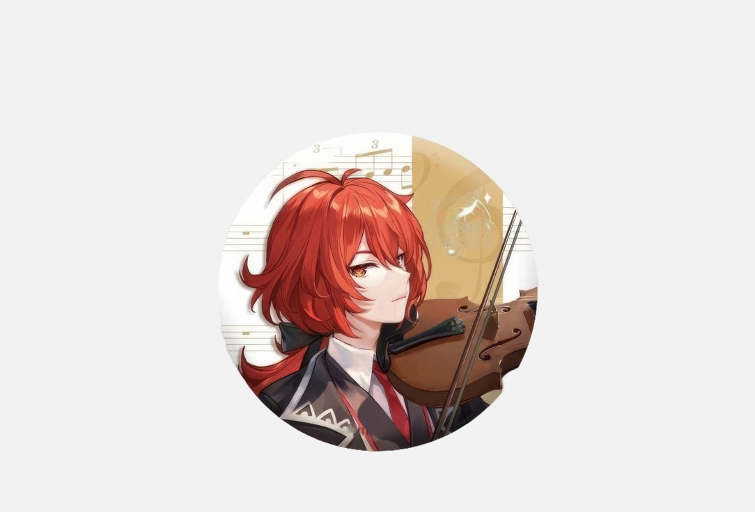 Изображение товара Значок Genshin Impact Diluc