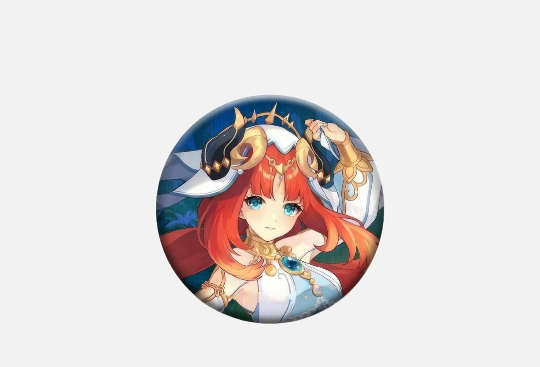 Изображение товара Значок Genshin Impact GI Artwork Sumeru Nilou металлический официальный лицензия