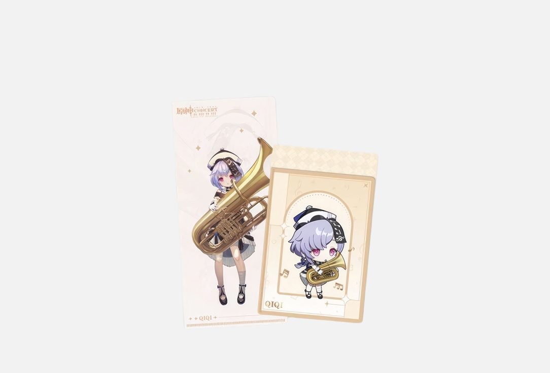 Изображение товара Набор с карточкой и конвертом Genshin Impact Genshin Concert Melodies of an Endless Journey Ticket Holder Qiqi