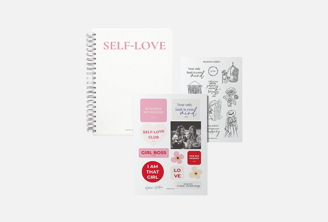 

Ежедневник недатированный на год OMARIE, Self-Love 5 шт