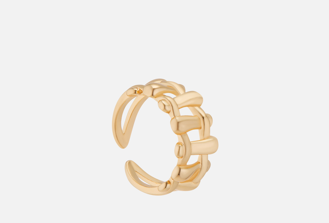 

Кольцо 19.STONE, Забор золото ONESIZE мл