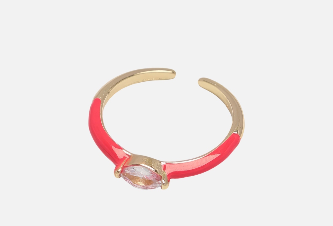 

Кольцо 19.STONE, Розовое золото ONESIZE мл