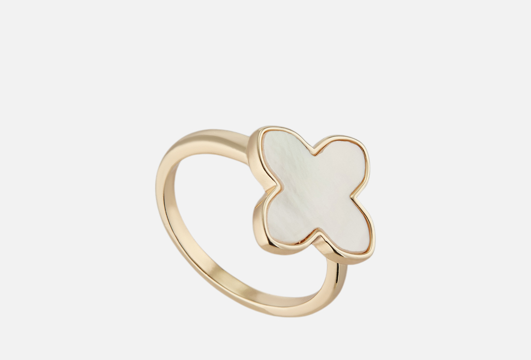 Изображение товара Кольцо 19.stone четырехлистник позолота для женщин регулируемое