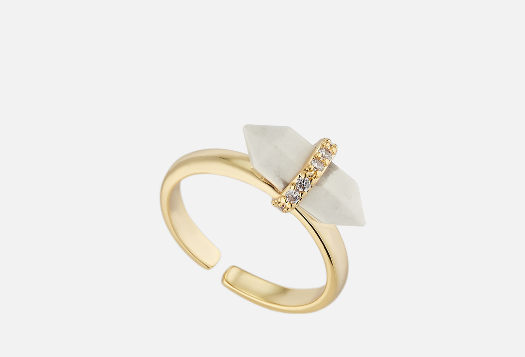 Изображение товара Кольцо 19.stone с говлитом и фианитами для женщин