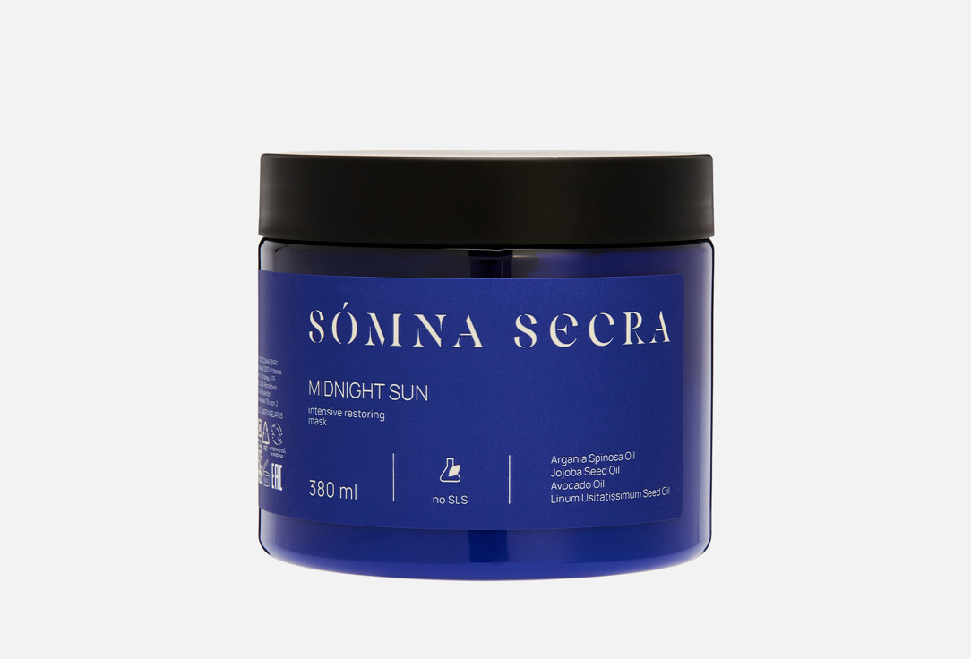 Изображение товара Маска для волос Somna Secra midnight sun восстанавливающая увлажняющая 380 мл