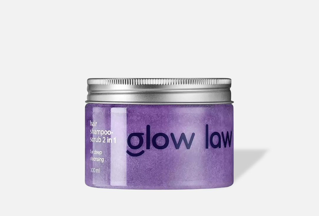 Изображение товара Шампунь-скраб для кожи головы Glow Law deep cleansing 2in1 300 мл