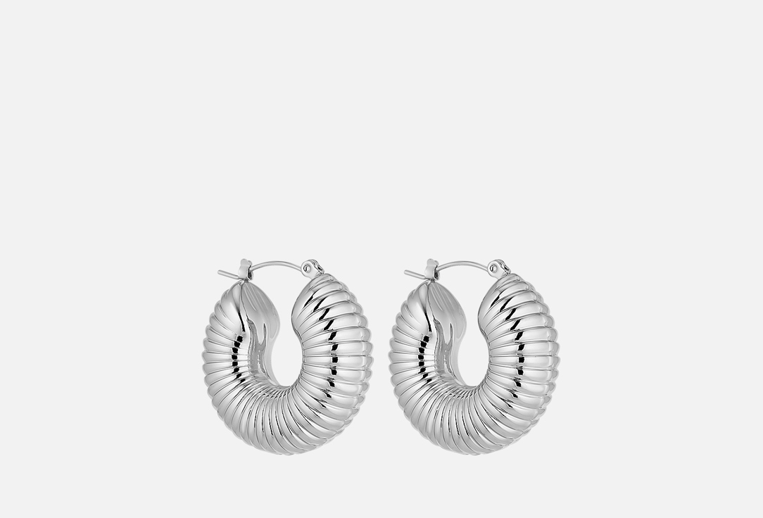 

Серьги ВЕЛИКОЛЕПНА.Я, Искушение серебристое 2 шт