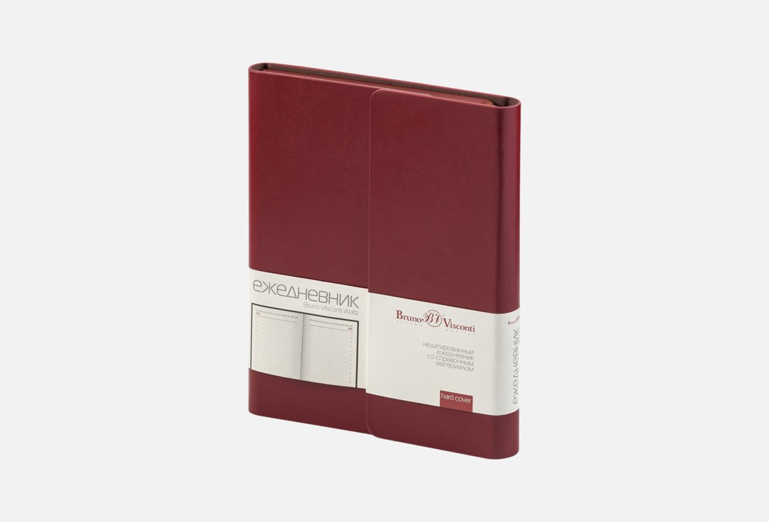 Изображение товара Ежедневник Bruno Visconti Waltz бордовый