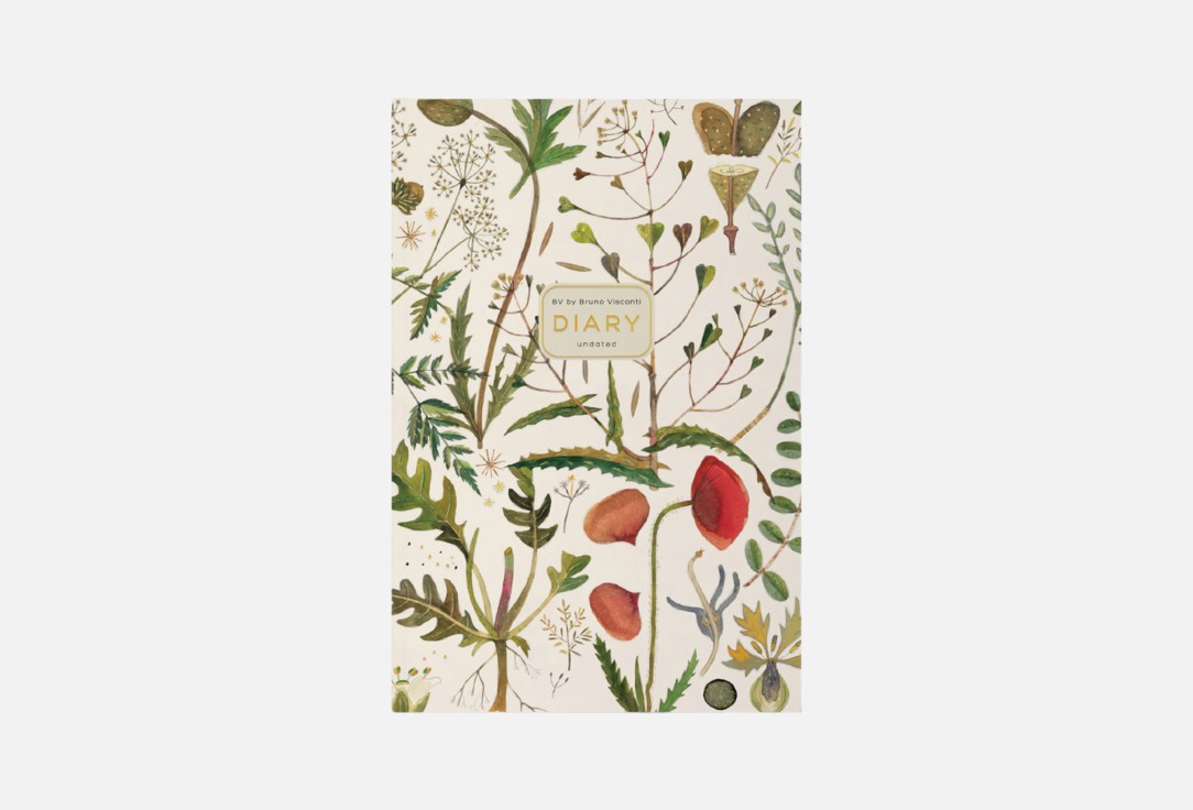 Изображение товара Ежедневник Bruno Visconti Луговые травы формат А6+ искусственная кожа